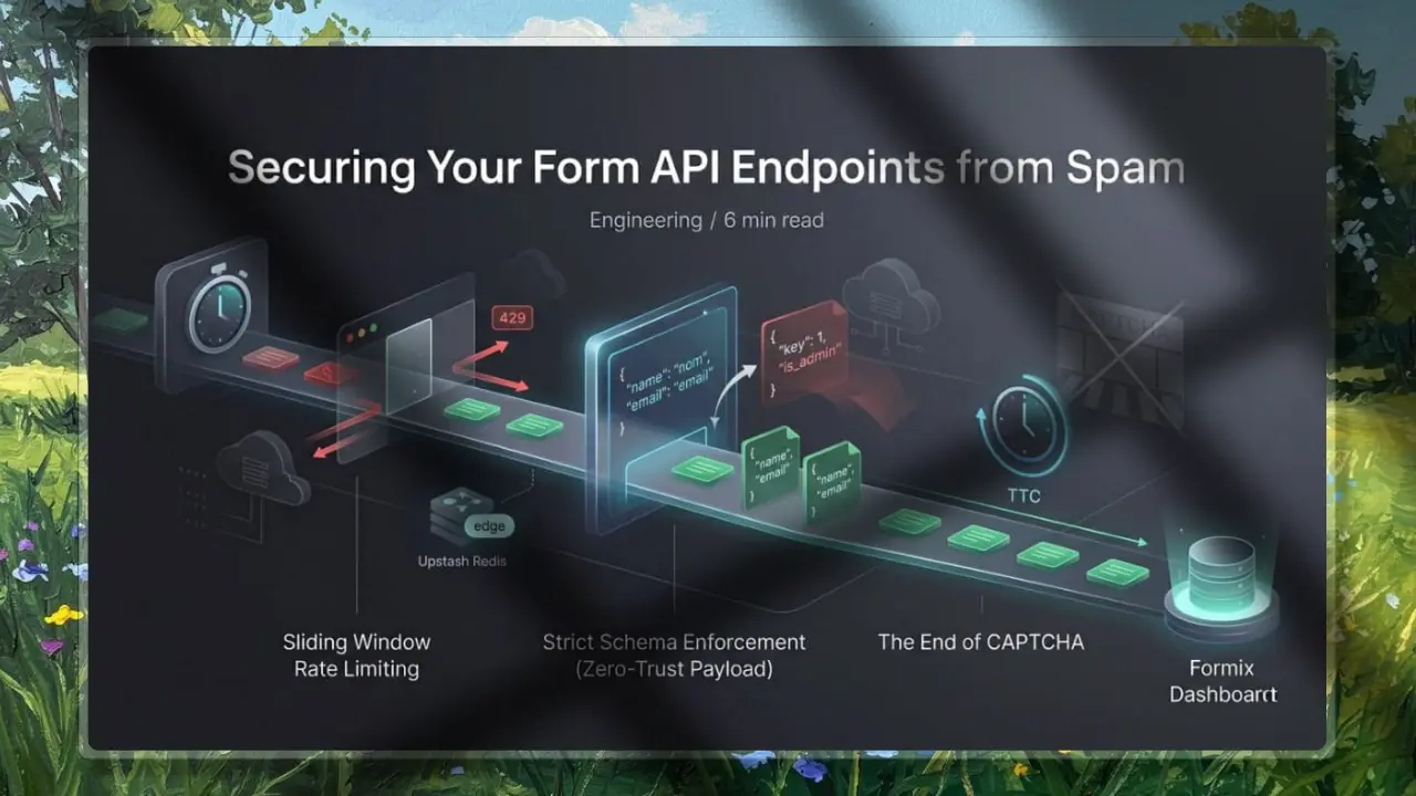 Securing Your Form API Endpoints from Spam